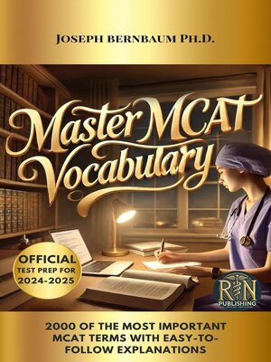cover image of Master MCAT Vocabulary